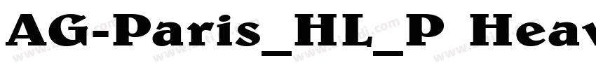 AG-Paris_HL_P Heavy字体转换